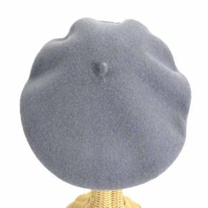 HELEN KAMINSKI ウール ベレー帽 ビジュー 帽子 エンブロイダリー グレー