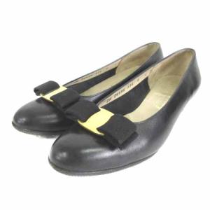 ヴァラリボン パンプス 6 ブラック