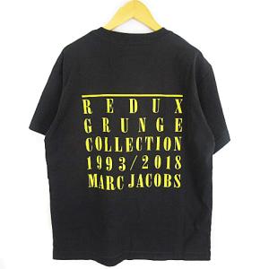 MARC JACOBS Tシャツ カットソー 半袖 HEAVEN GRAPHIC 黒 ブラック XS