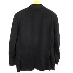 dunhill カシミヤ テーラードジャケット 2B ロゴボタン ブラック 52