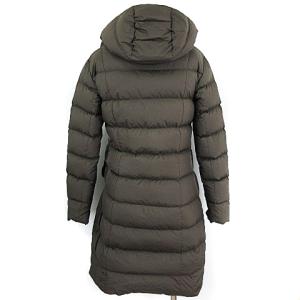 POLO RALPH LAUREN ダウンコート フード ロング ジップアップ チャコール XS