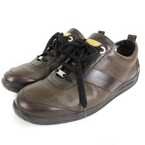 レースアップ スニーカー タイガ レザー ブラウン 6.5 