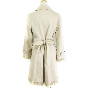 TOCCA フラワーボタンスプリングコート ベージュ