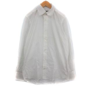 シャドーストライプドレスシャツ 38 ホワイト