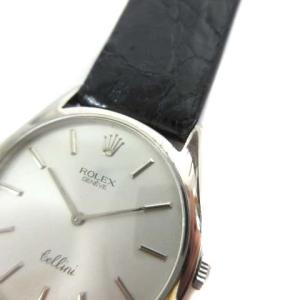 ROLEX Cellini チェリーニ 3804 腕時計 ウォッチ 手巻き アンティーク Cal.1600 K18WG 750 ホワイトゴールド