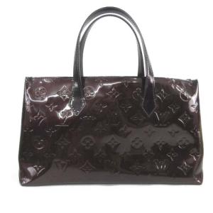 LOUIS VUITTON ウィルシャーPM モノグラム ヴェルニ ハンドバッグ アマラント M93641
