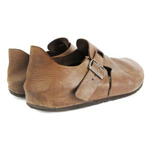 BIRKENSTOCK サンダル ボストン ストラップ レザー 39 ブラウン