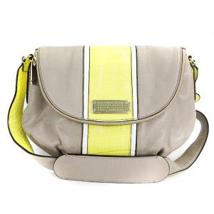 ショルダーバッグ レザー 型押し グレージュ