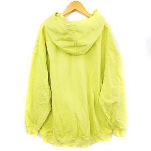 GIVENCHY 近年モデル プルオーバーパーカー ロゴ S イエロー