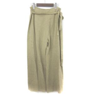 Salvatore Ferragamo リネンシルクスーツセットアップ 42 グリーン