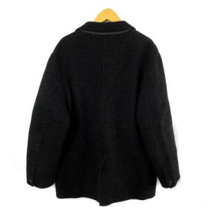 Brooks Brothers ジャケット コート シングル ウール S チャコールグレー IBO18