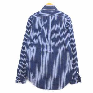 RALPH LAUREN ストライプボタンダウンシャツ XS ネイビー