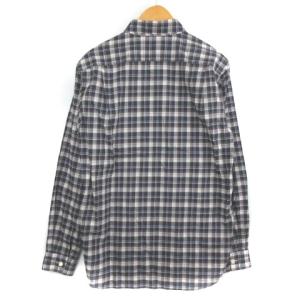 MARGARET HOWELL チェックシャツ ネイビー