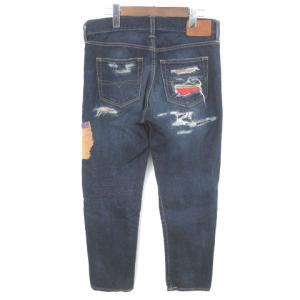 POLO RALPH LAUREN リペアデニムパンツ 27 インディゴ 