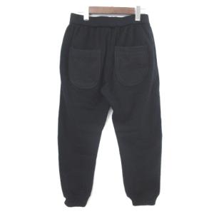 GASA ニット イージーパンツ アルパカ ウール ネイビー