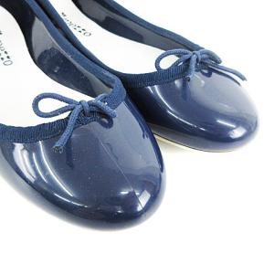 Repetto 51162-1-50499 CENDRILL バレエ ラバー パンプス フラットシューズ ネイビー 37 23.3cm程度