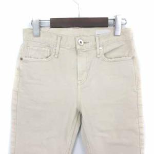 upper hights THE SERENA デニムパンツ 23 アイボリー