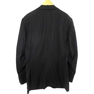 TOMORROWLAND ロロピアーナ 別注 super130's スーツ セットアップ ストライプ ブラック 50 SMV