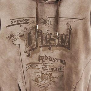 DIESEL プルオーバースウェットパーカー S ブラウン