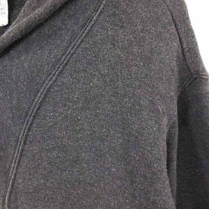 LOOPWHEELER スウェット カーディガン ジャケット ショールカラー ヴィンテージ加工 グレー L
