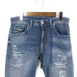 DIESEL THOMMER スウェットデニムパンツ 30 インディゴ
