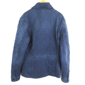 POLO RALPH LAUREN キルティング コットンジャケット ブルゾン ショールカラー ネイビー M