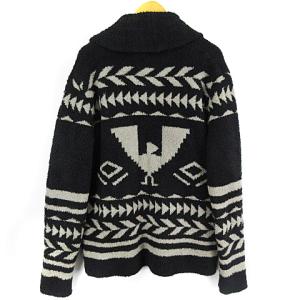 BAREFOOT DREAMS COZYCHIC ニット カーディガン ショールカラー パイル 黒 グレー L