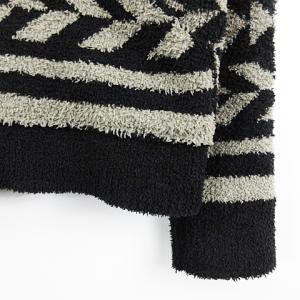 BAREFOOT DREAMS COZYCHIC ニット カーディガン ショールカラー パイル 黒 グレー L