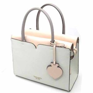 kate spade new york スペンサー サフィアーノレザー 2WAY ハンドバッグ SPENCER SATCHEL PARCHMENT CROSSHATCHED PXRUB054 美品