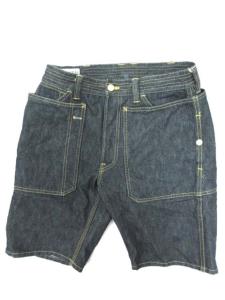 ショートパンツ デニム ショーツ FALL LEAF PANTS フォールリーフ パンツ インディゴ M 