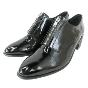 センタージップ シューズ エナメル パテントレザー ポインテッドトゥ PP14-MCZ45H15 38 黒 ブラック