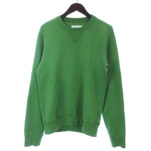 17SS エルボーパッチ スウェット トレーナー 44 緑 グリーン