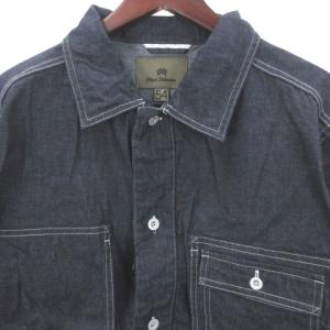 Nigel Cabourn UTILITY JACKET 7.5oz DENIM デニムシャツ インディゴ