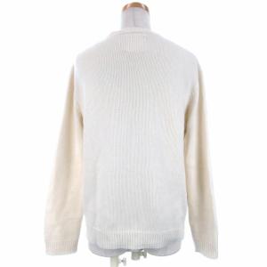 VALENTINO ウール ニット セーター スタッズ 長袖 M アイボリー