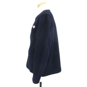 DANTON 18AW WOOL MOSEER ウールモッサ ノーカラー ジャケット 