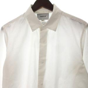 YAECA COMFORT SHIRT STANDARD コンフォート コットン シャツ 長袖 19152 S 白 ホワイト
