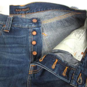 Nudie Jeans STEADY EDDIE 111763 デニム パンツ ジーンズ セルビッチ 36 インディゴ