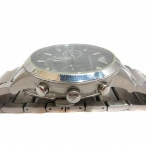 EMPORIO ARMANI AR-2434 クロノグラフ 腕時計 シルバー
