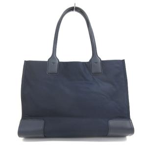 TORY BURCH トートバッグ ロゴ 鞄 ネイビー 