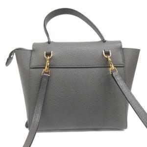 CELINE ベルトバッグ ナノ グレー