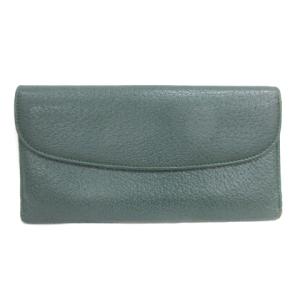 GUCCI 035 2149 1664 オールドグッチ 長財布 レザー グリーン