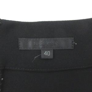 TO BE CHIC バッグギャザーワンピース 40 ブラック