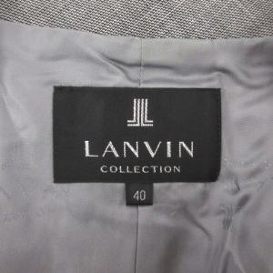 LANVIN collection パンツスーツ ジャケット パンツ 40 グレー