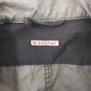 KAPITAL ギャザーシャツジャケット カーキ