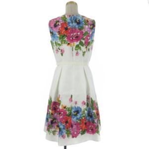 M'S GRACY 210826E ECR8 ワンピース ひざ丈 花柄 38 マルチカラー