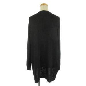 RALPH LAUREN 黒タグ シルクカーディガン M ブラック