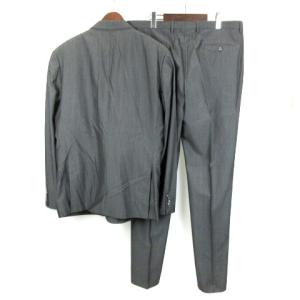 HUGO BOSS SELECTION シングルスーツ ジャケット パンツ ベスト ストライプ 3ピース グレー