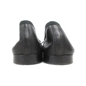 CHANEL バレエシューズ ココマーク レザー 37 ブラック