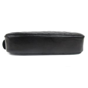 CHANEL ヴィンテージ チェーンマトラッセ ラムスキン ココマーク ブラック