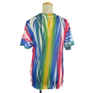 ISSEY MIYAKE Tシャツ M レインボー